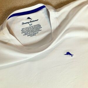 Tommy Bahama White S Short Sleeve TShirt Never Worn Beach Resortwear Travel